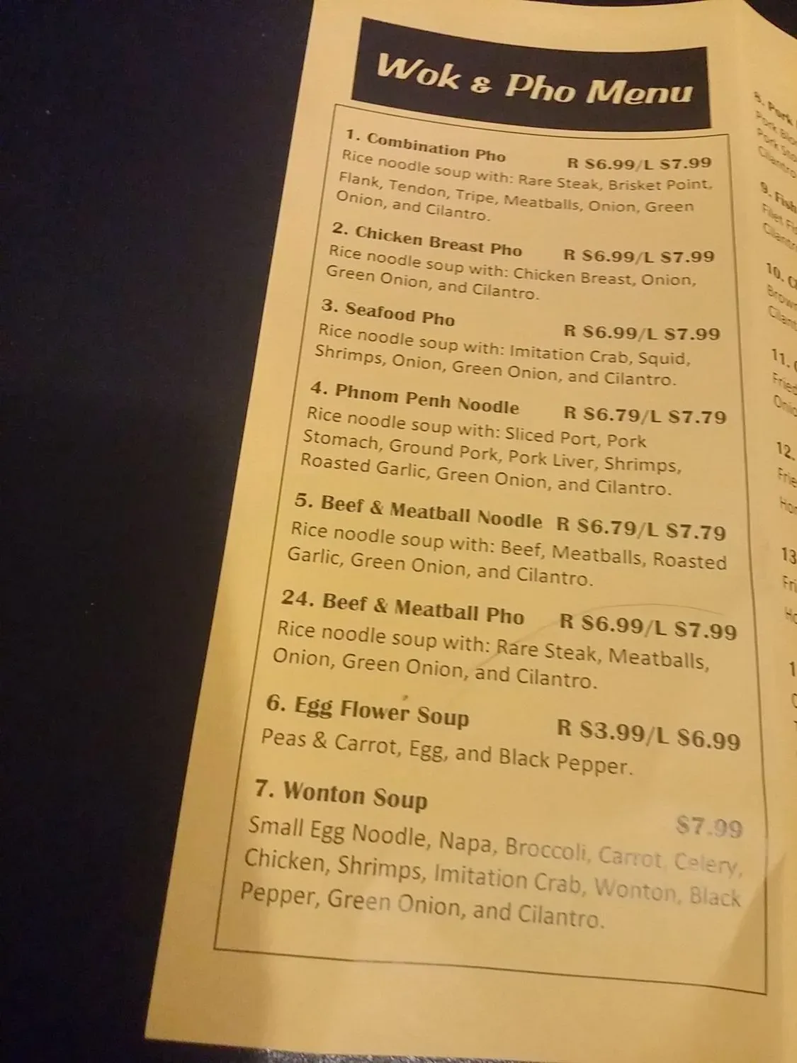 Menu 6