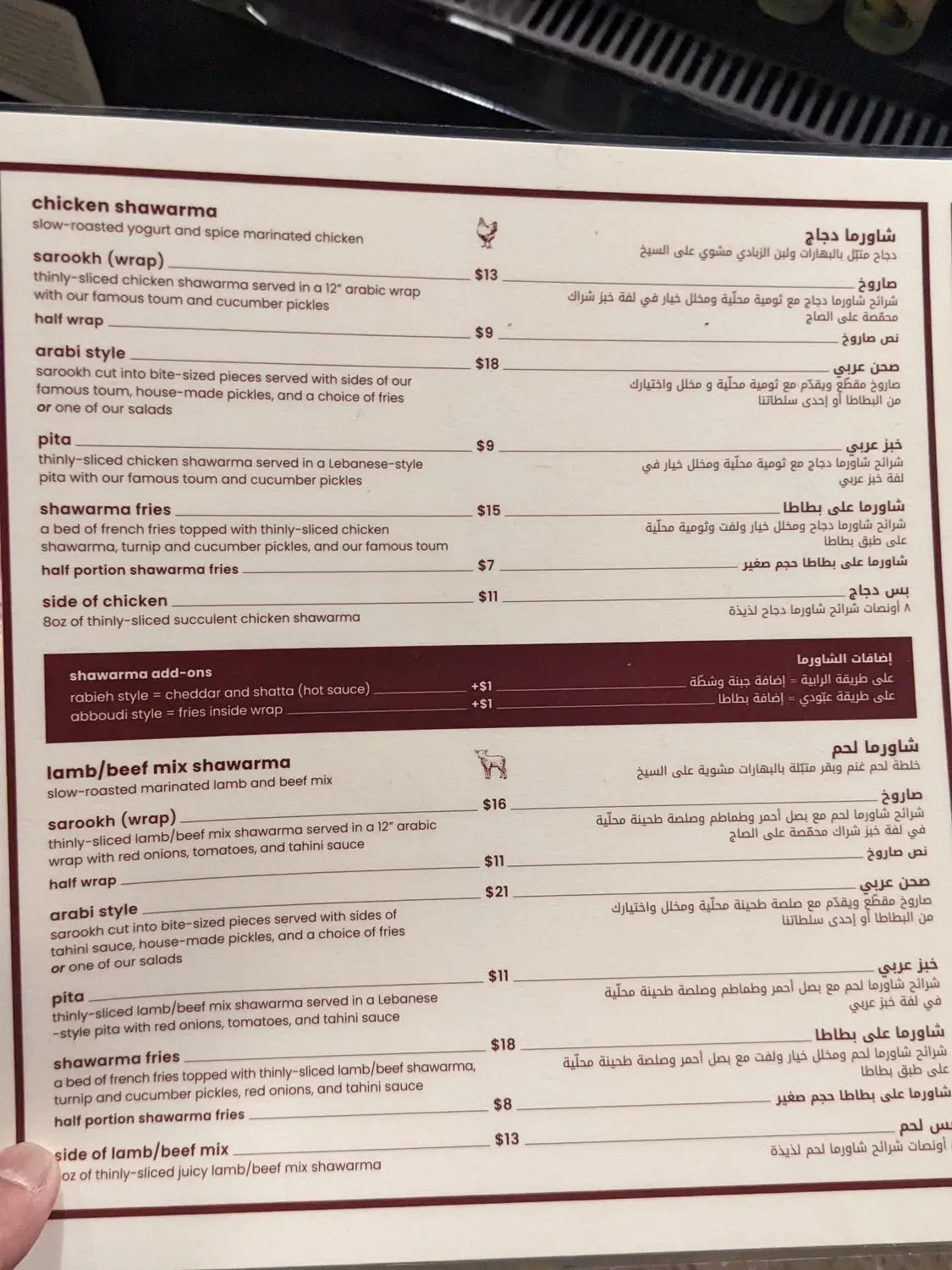 Menu 4