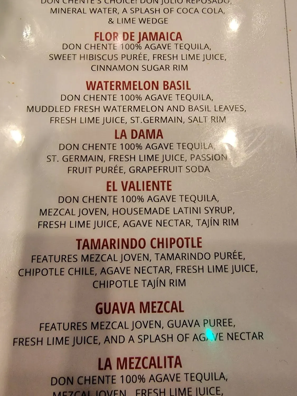 Menu 6