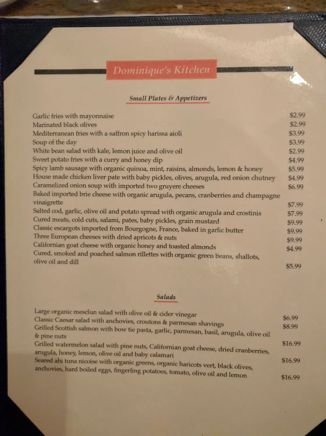 Menu 4