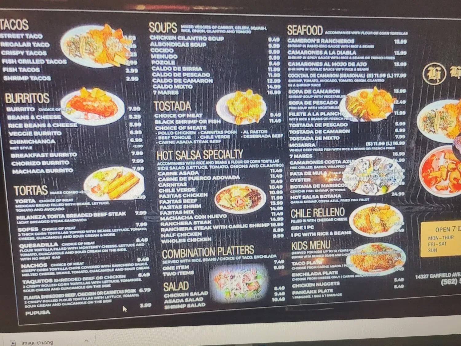 Menu 4