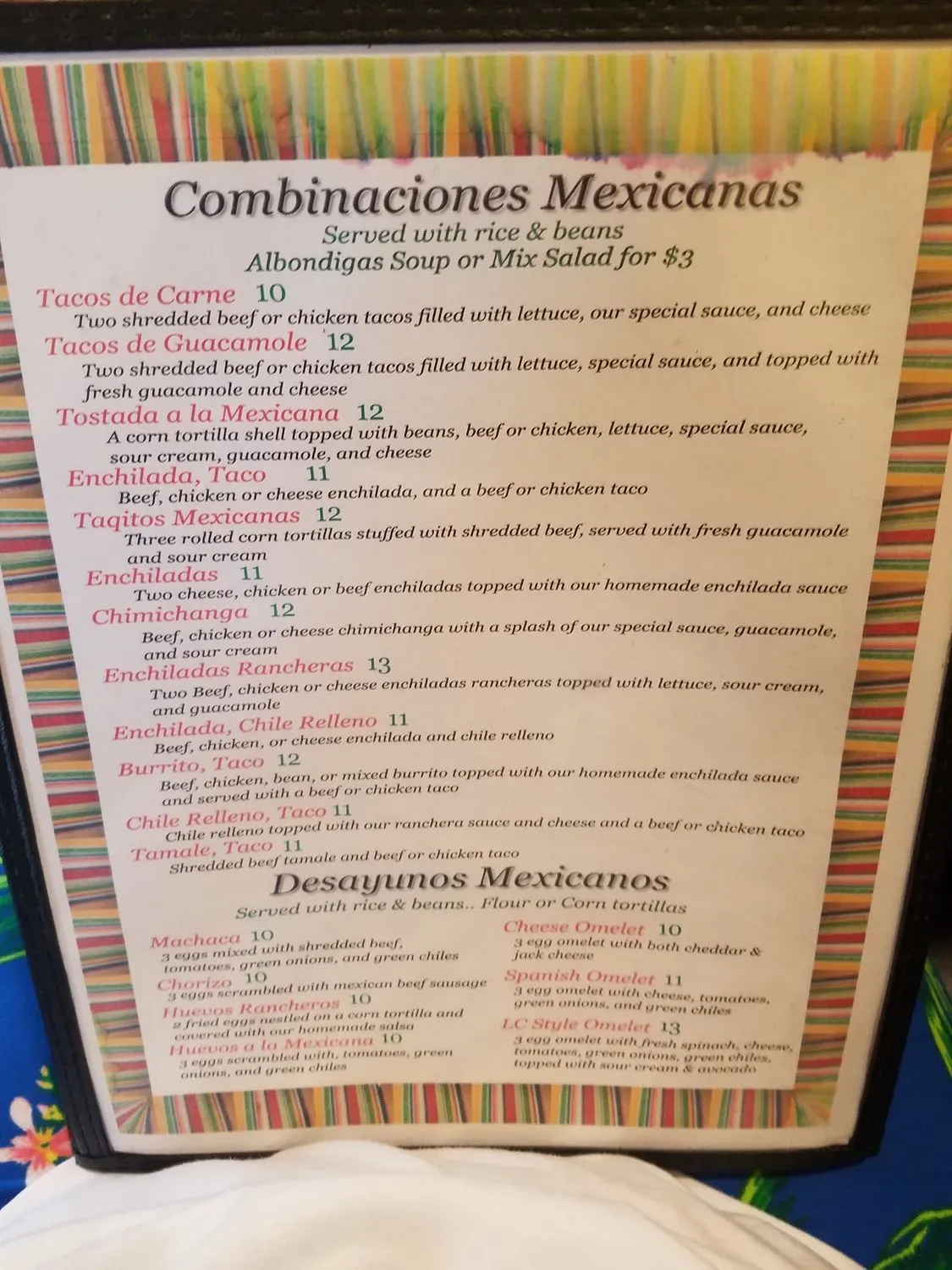 Menu 3