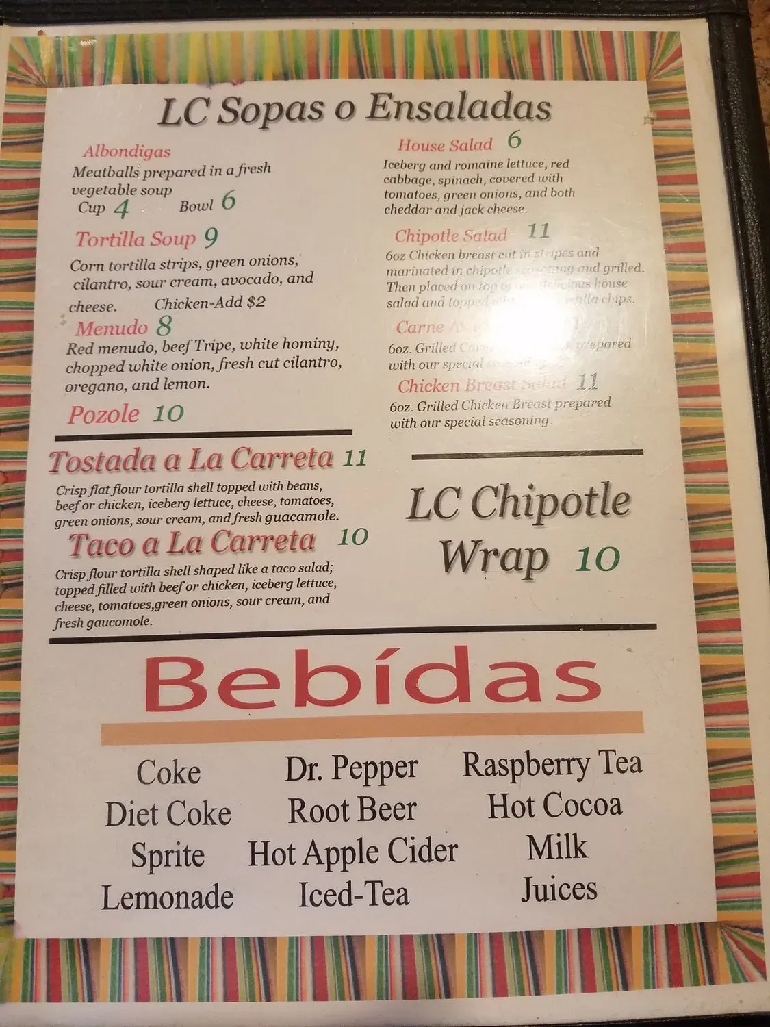 Menu 2