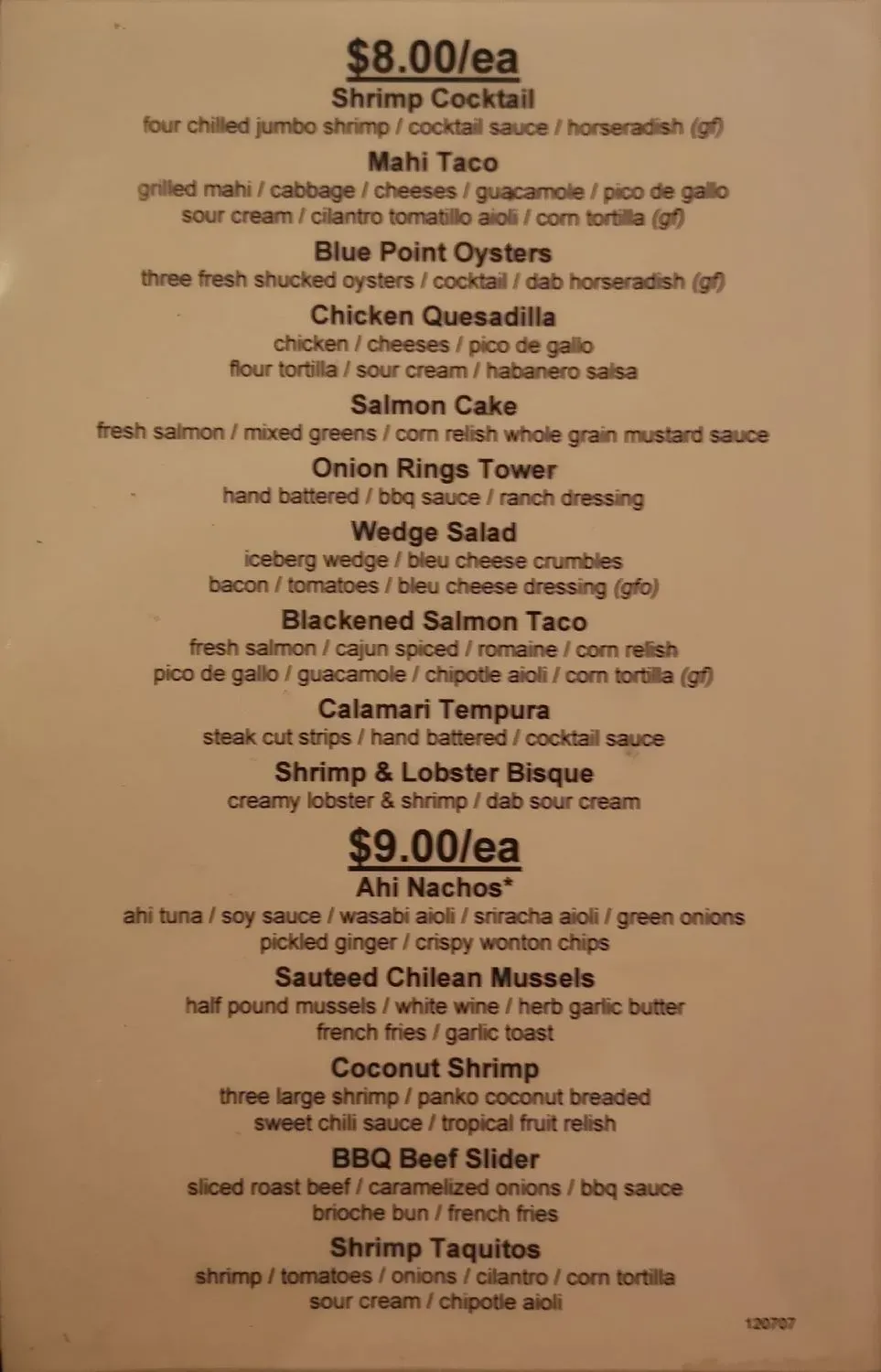 Menu 4