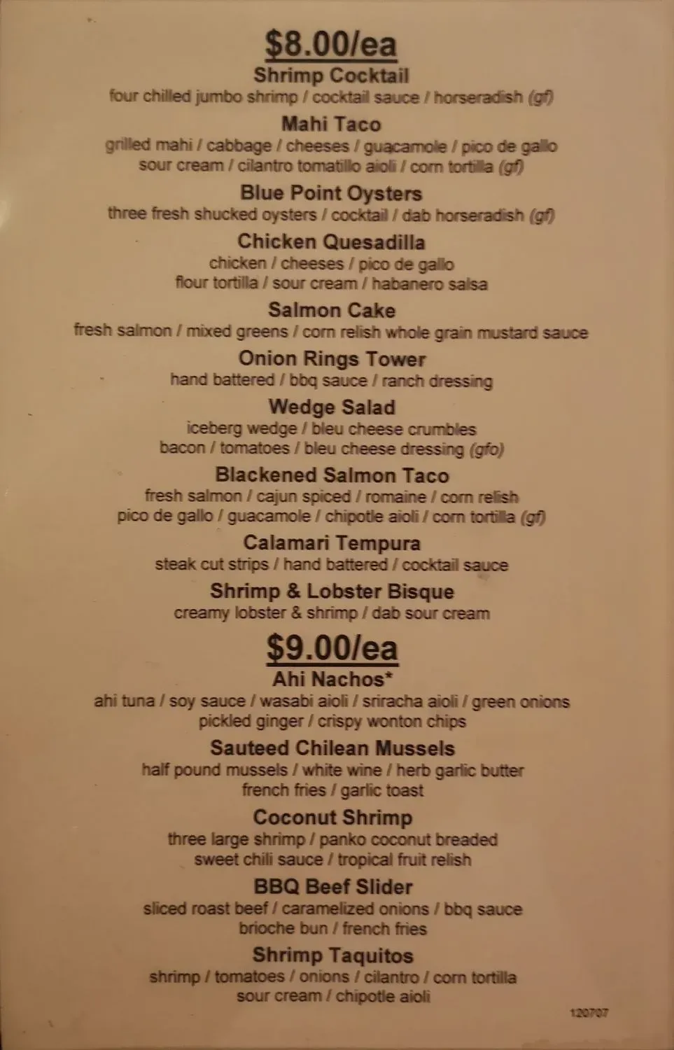 Menu 4