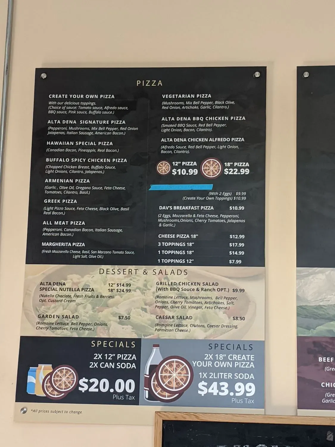 Menu 3