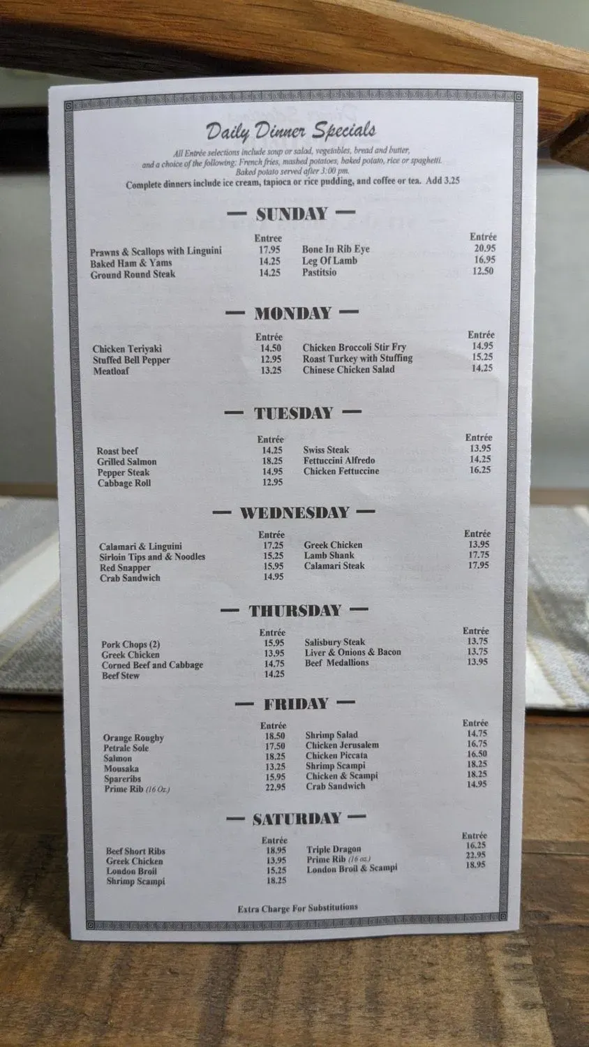 Menu 6