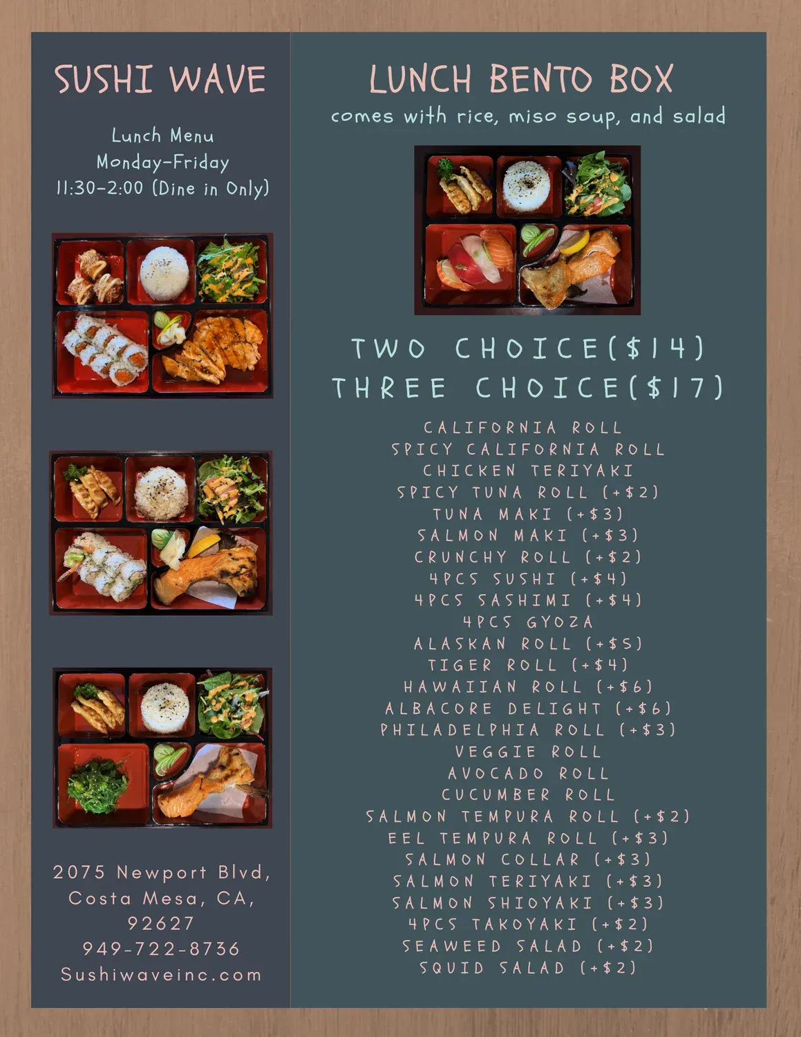 Menu 5