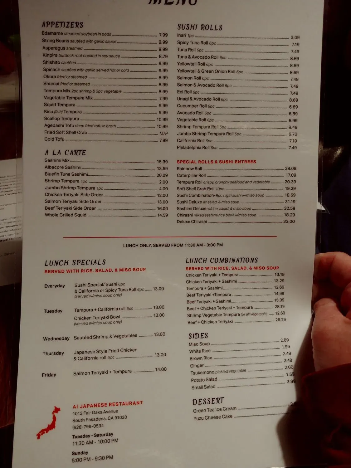 Menu 2