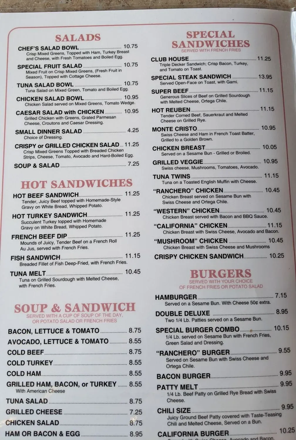 Menu 4