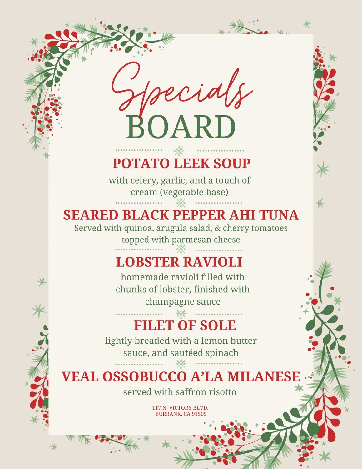 Menu 3