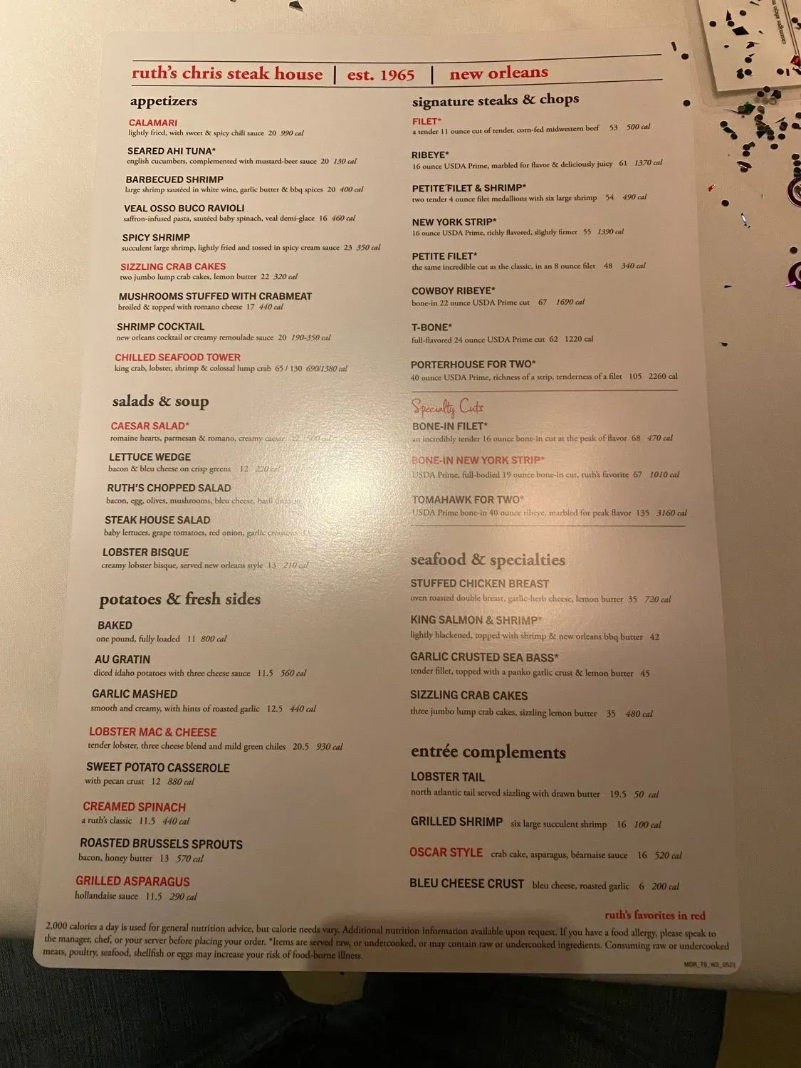 Menu 5