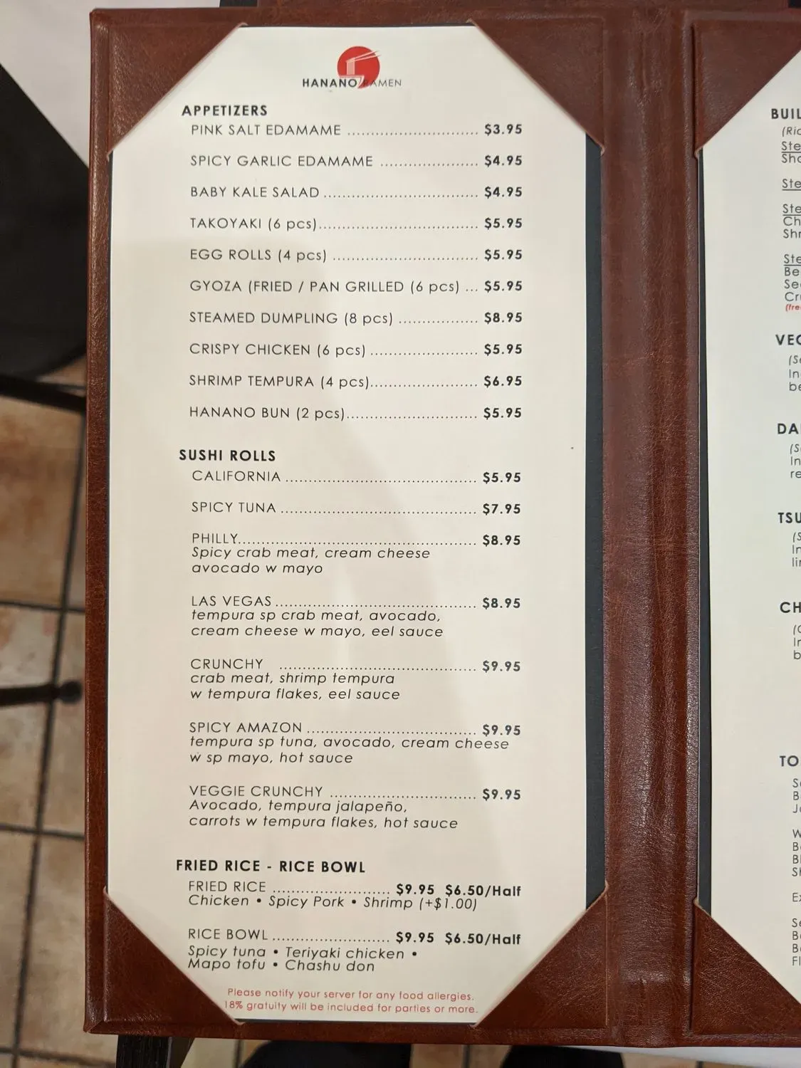 Menu 4