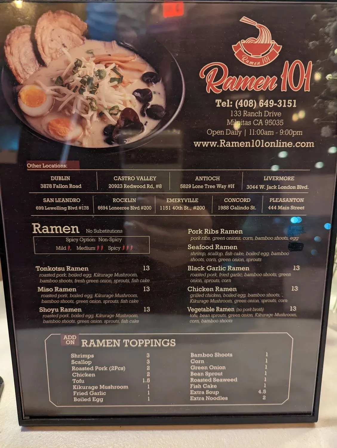 Menu 6