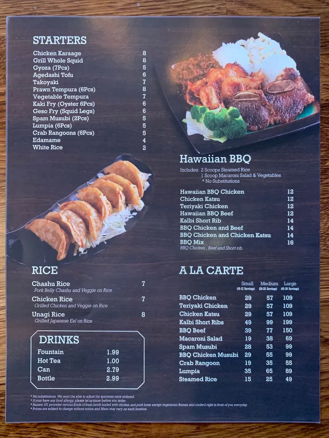 Menu 4