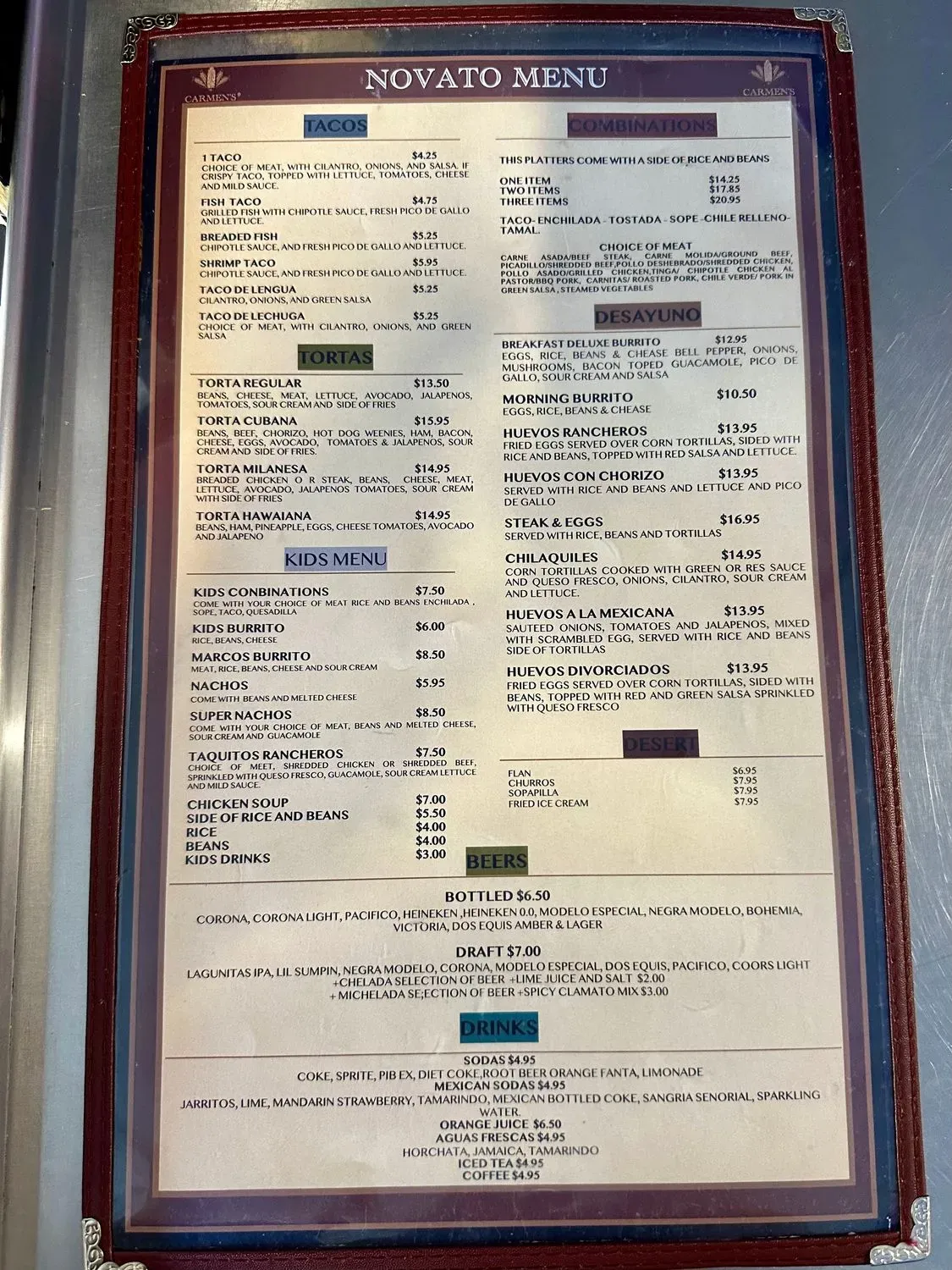 Menu 3