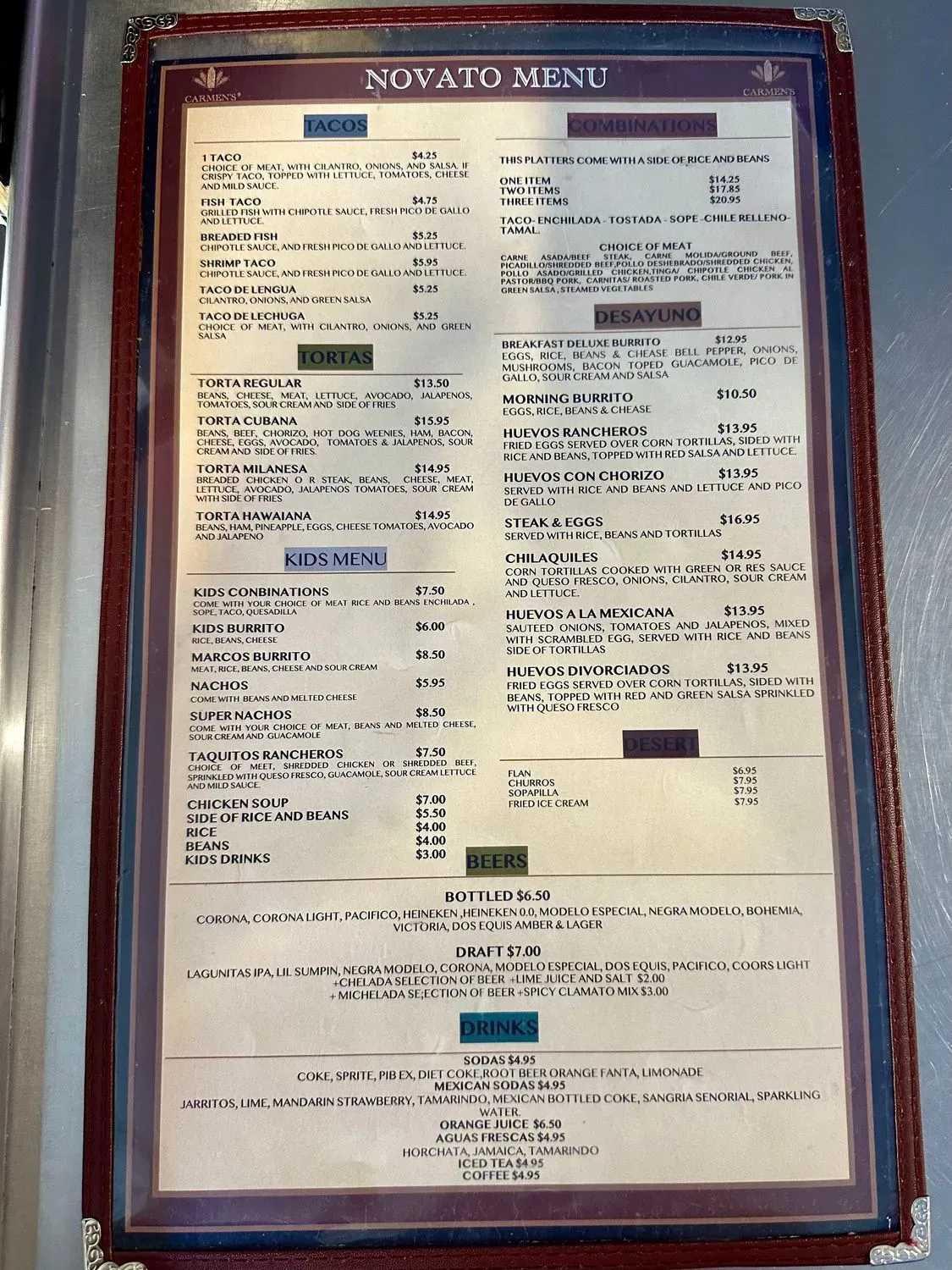 Menu 3