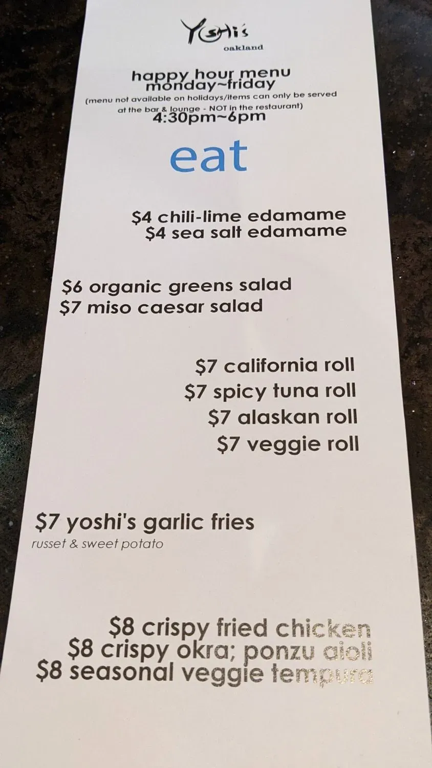 Menu 2