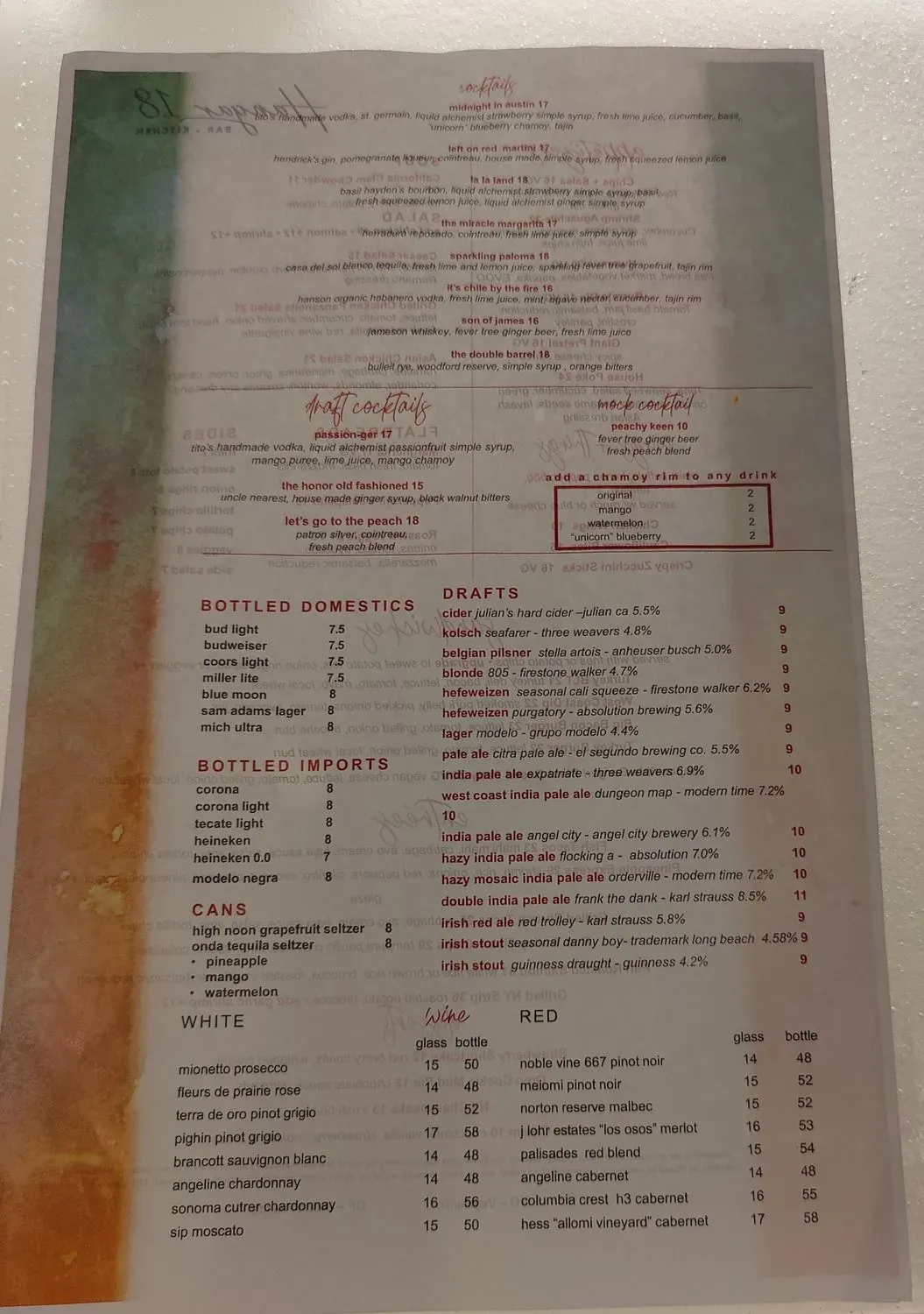 Menu 5