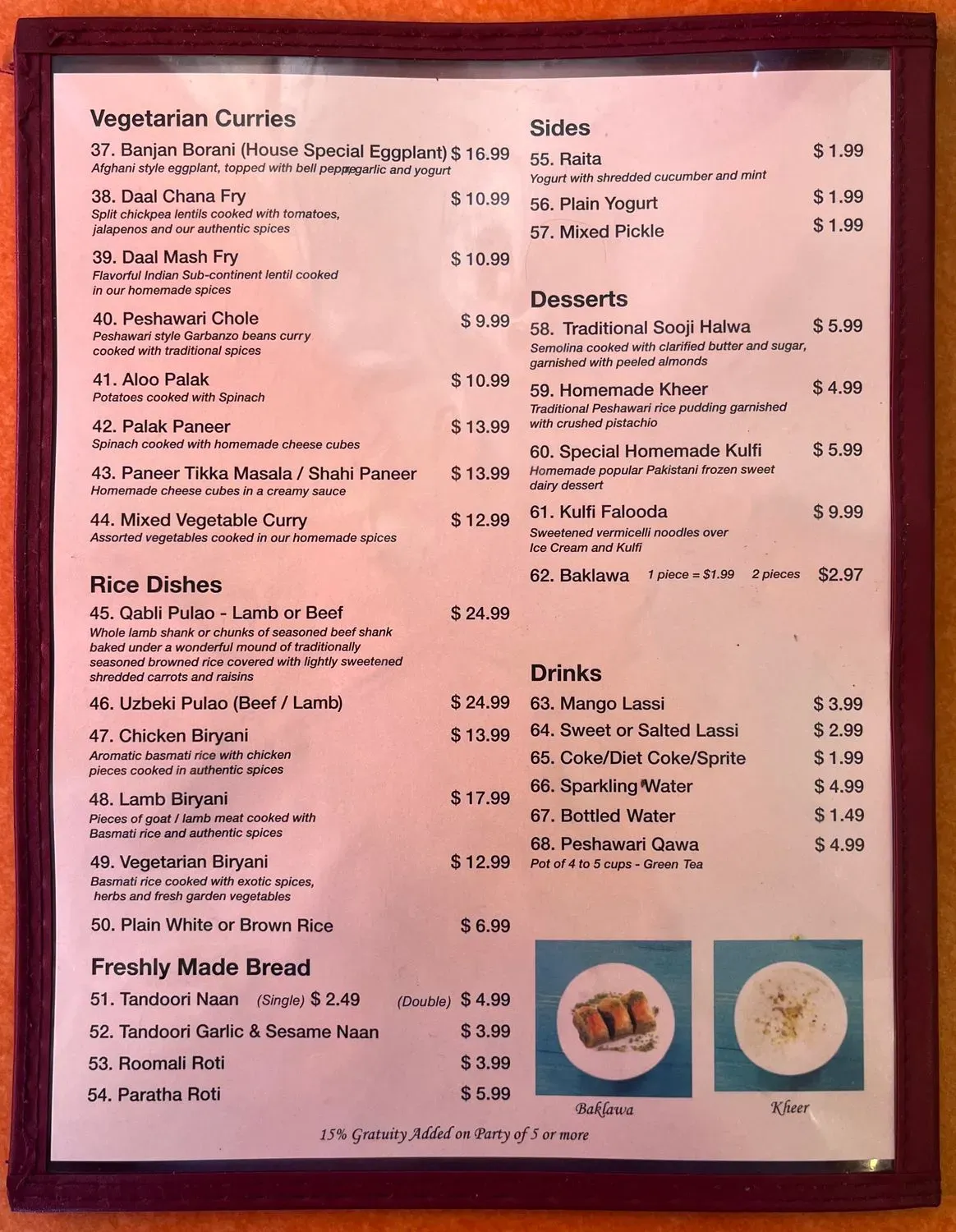 Menu 4