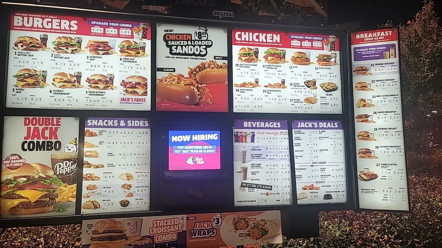 Jack in the Box Menu - Updated November 2025