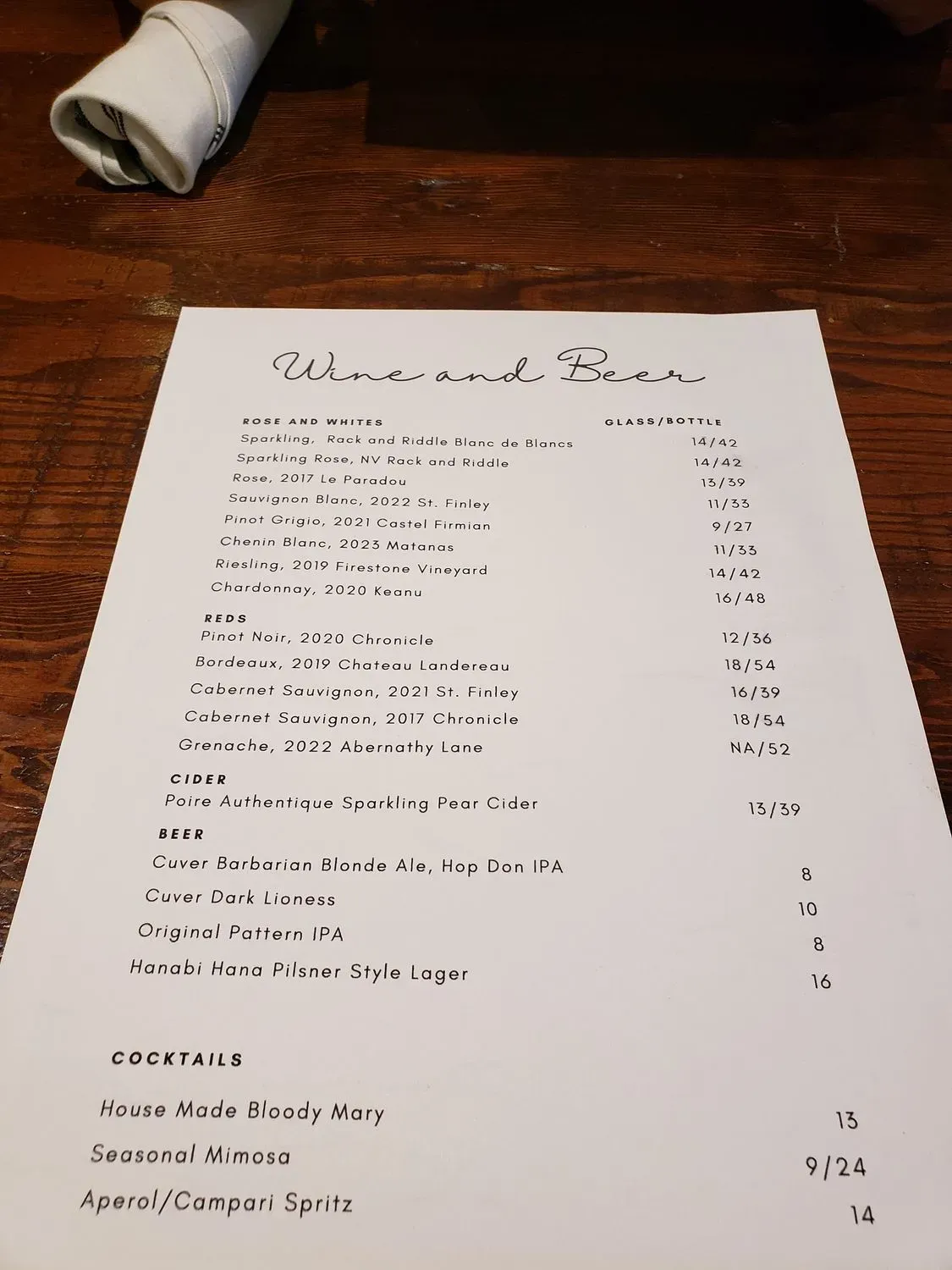 Menu 3