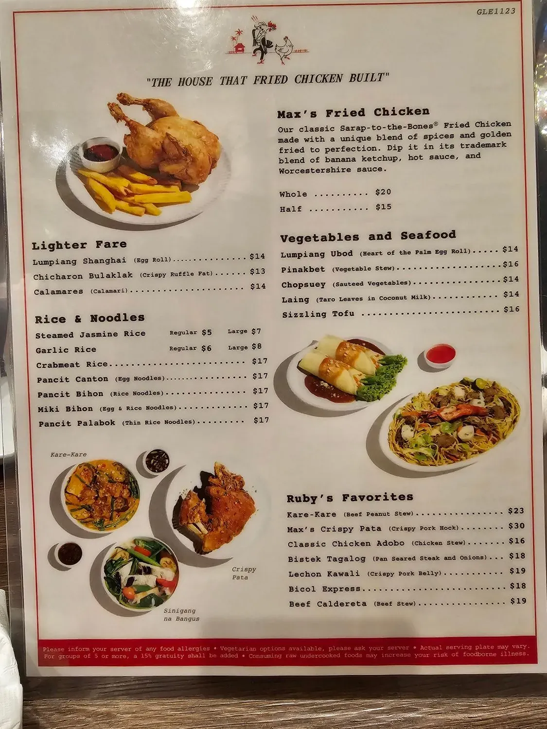 Menu 5