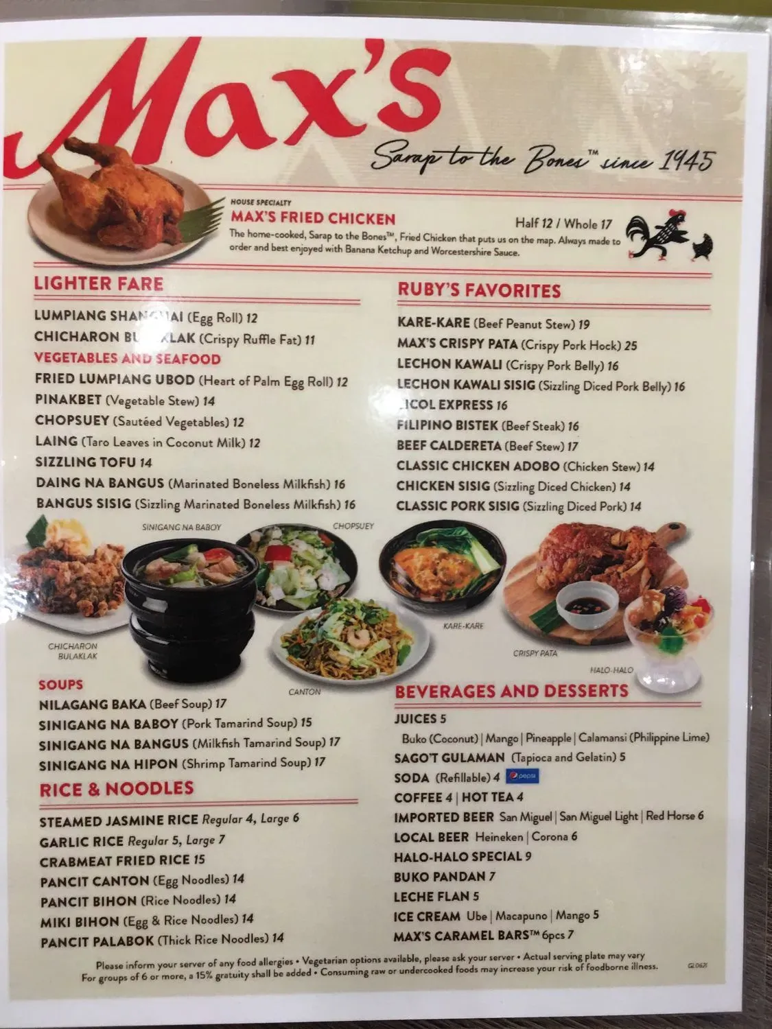 Menu 6