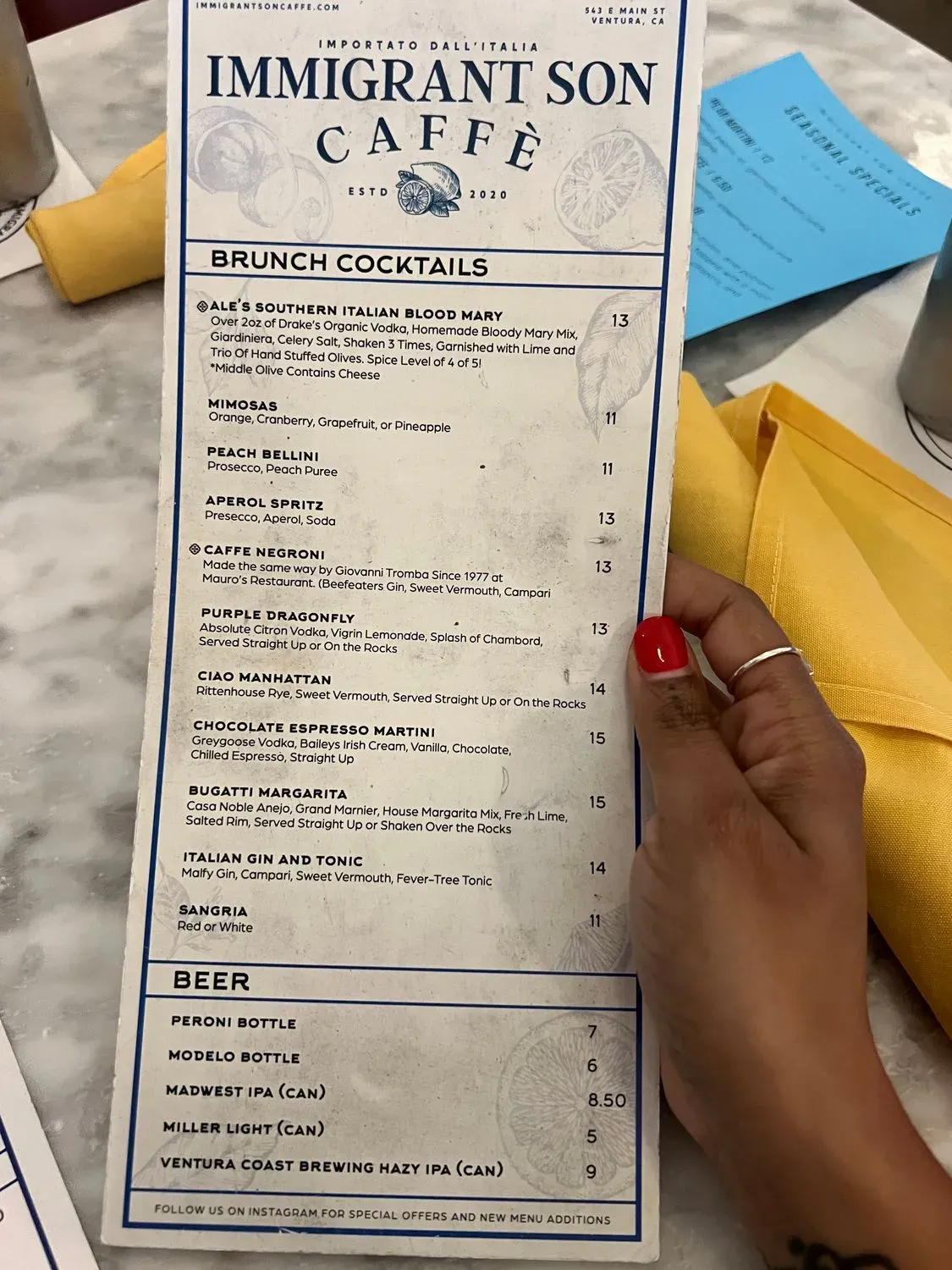 Menu 6