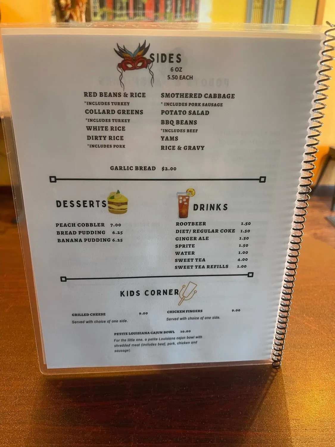 Menu 2