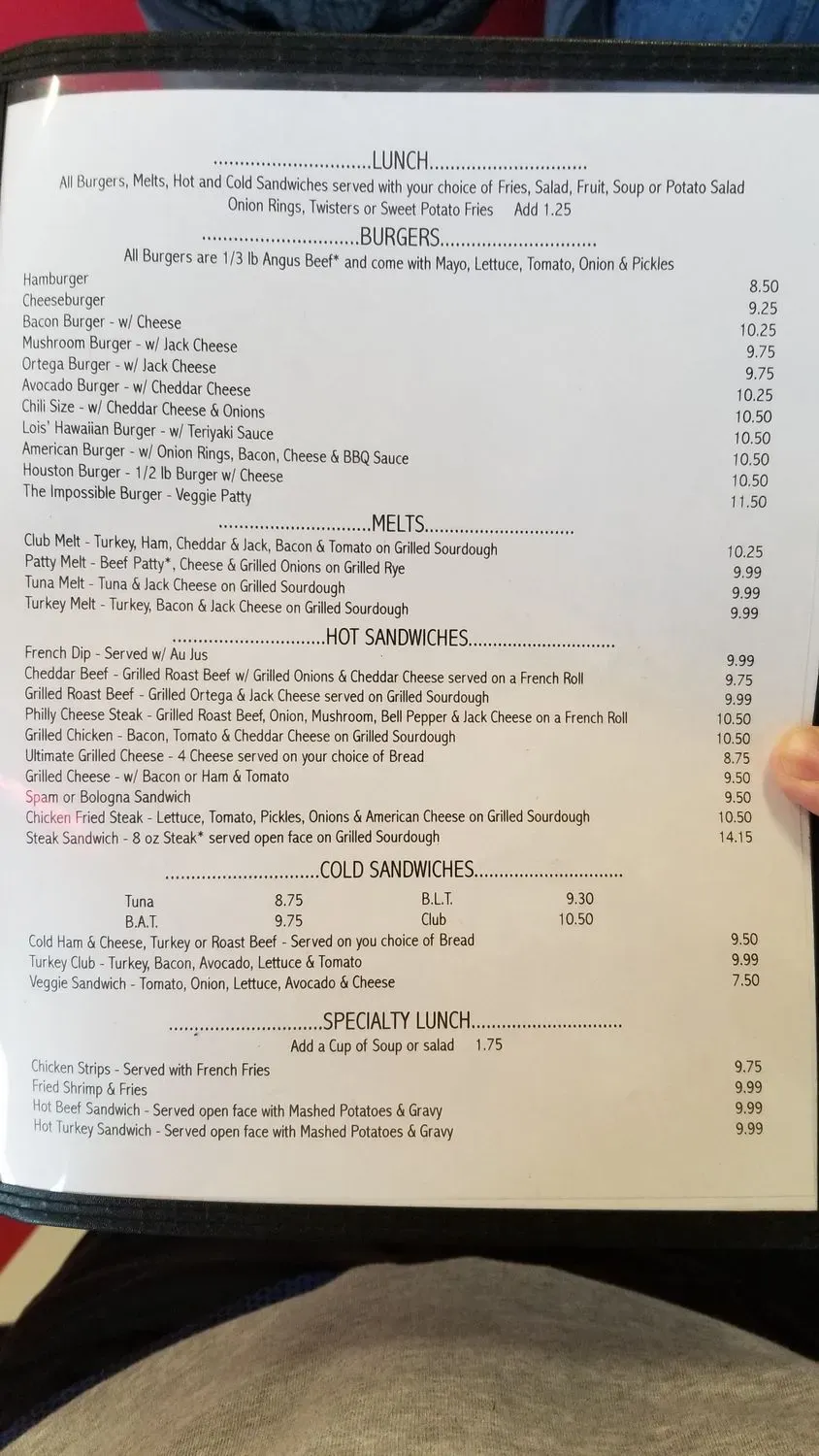 Menu 5