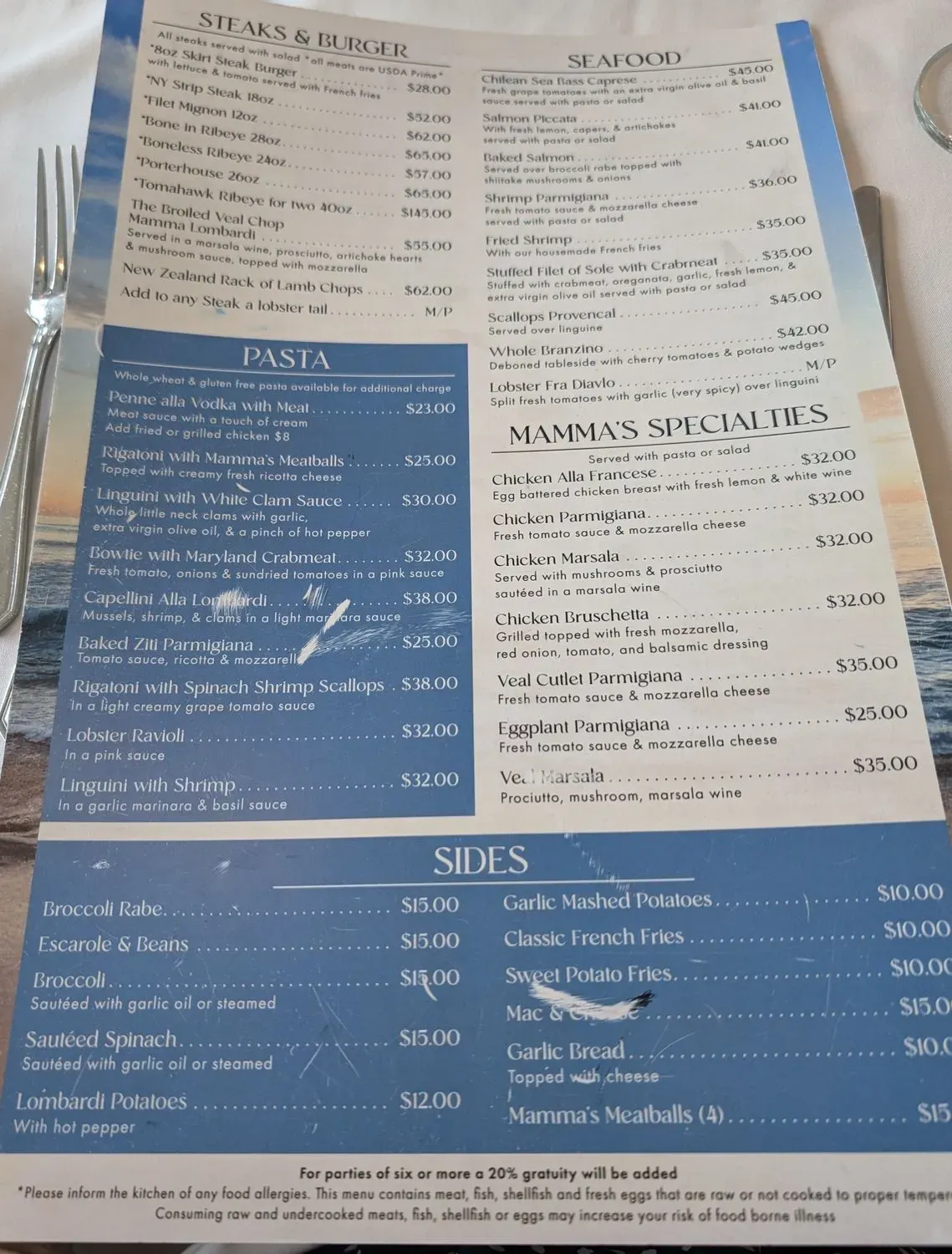 Menu 6