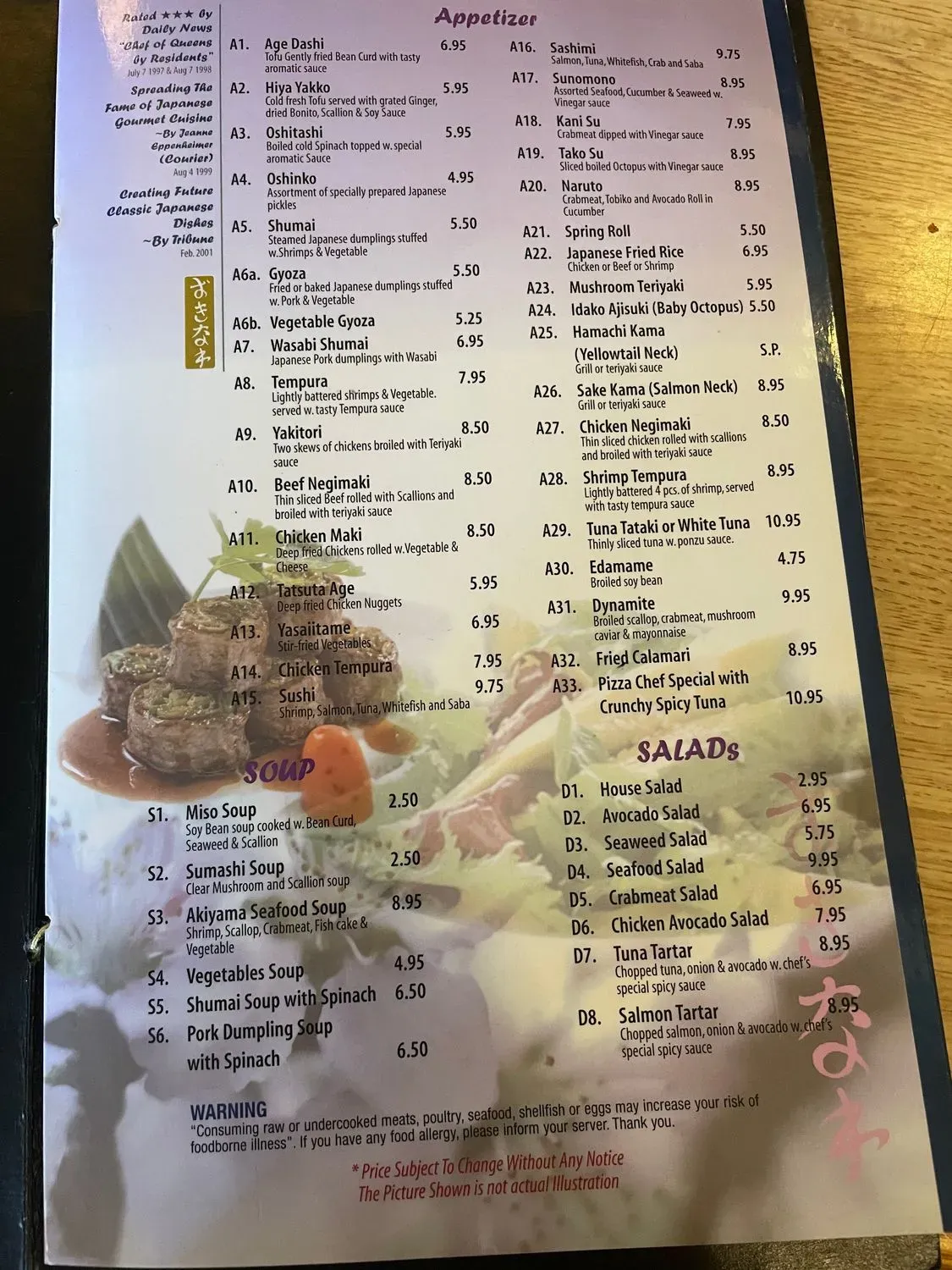 Menu 4