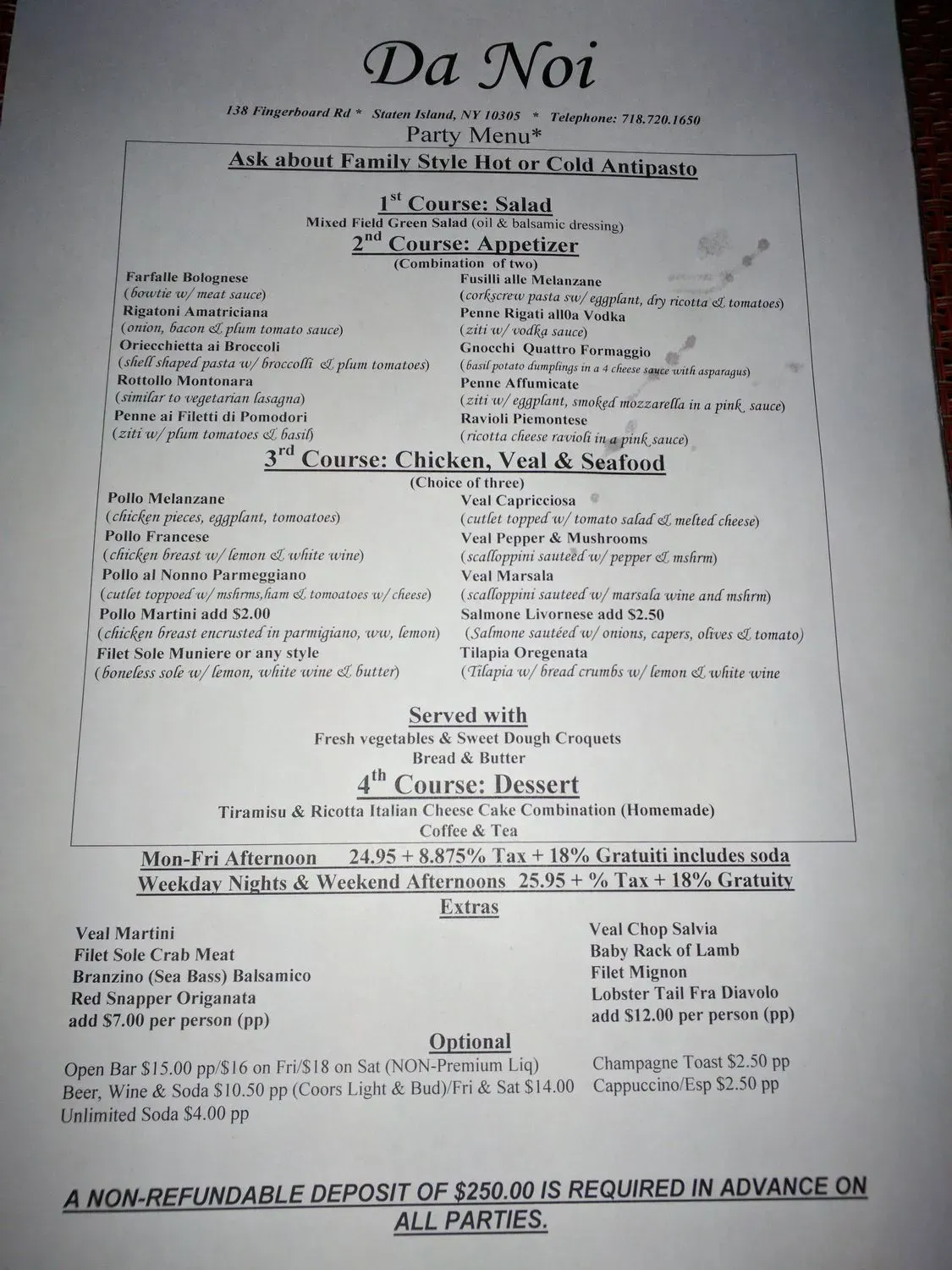 Menu 2