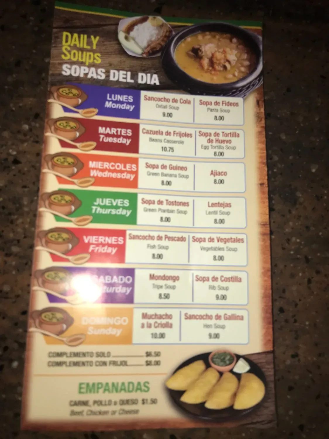 Menu 4