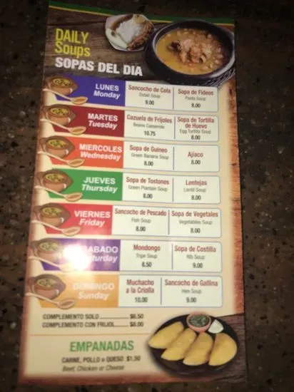 Menu 6