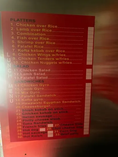 Menu 4