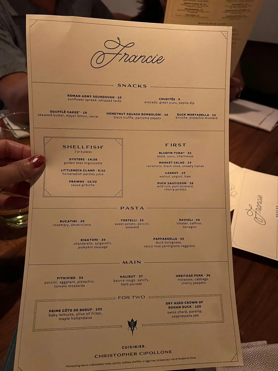 Menu 5