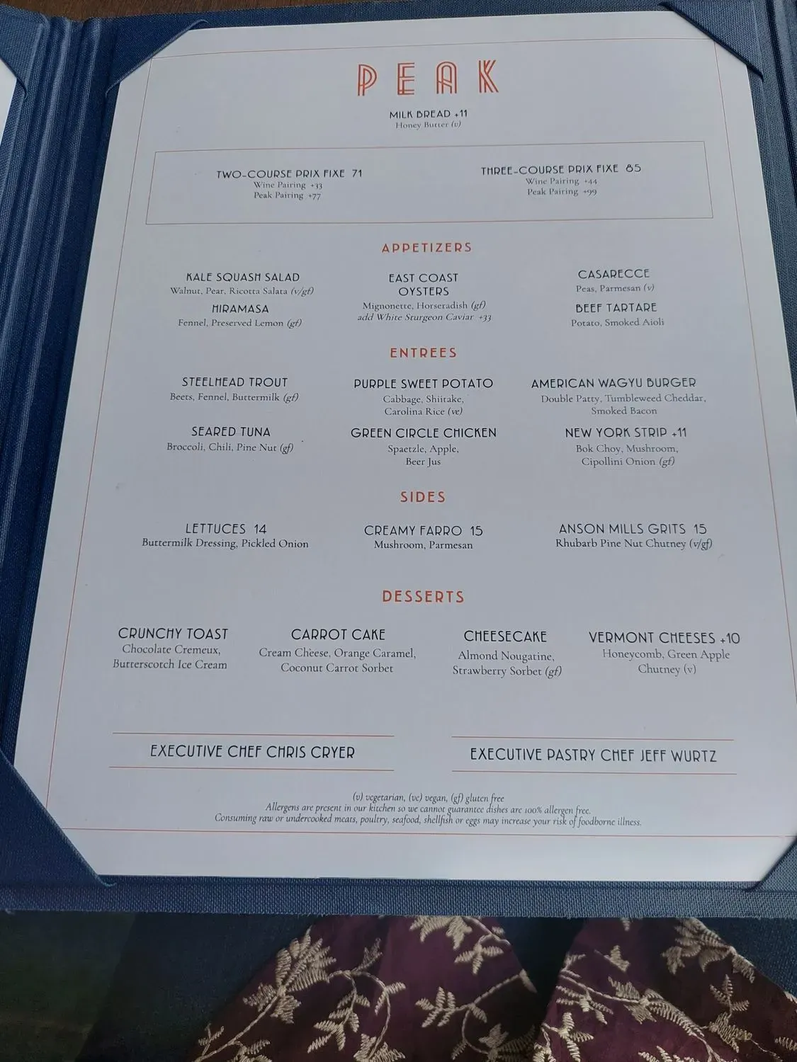 Menu 6