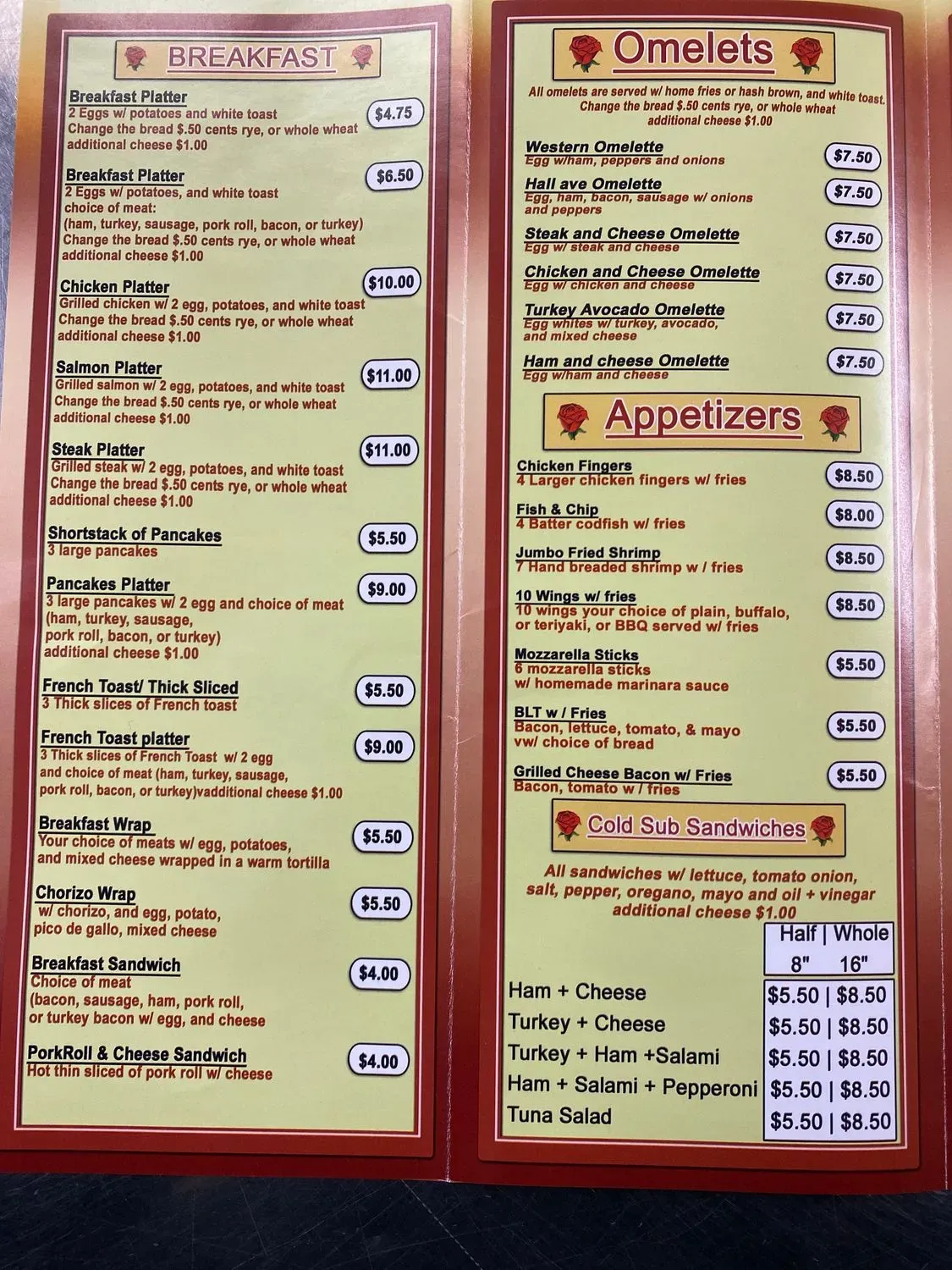 Menu 4