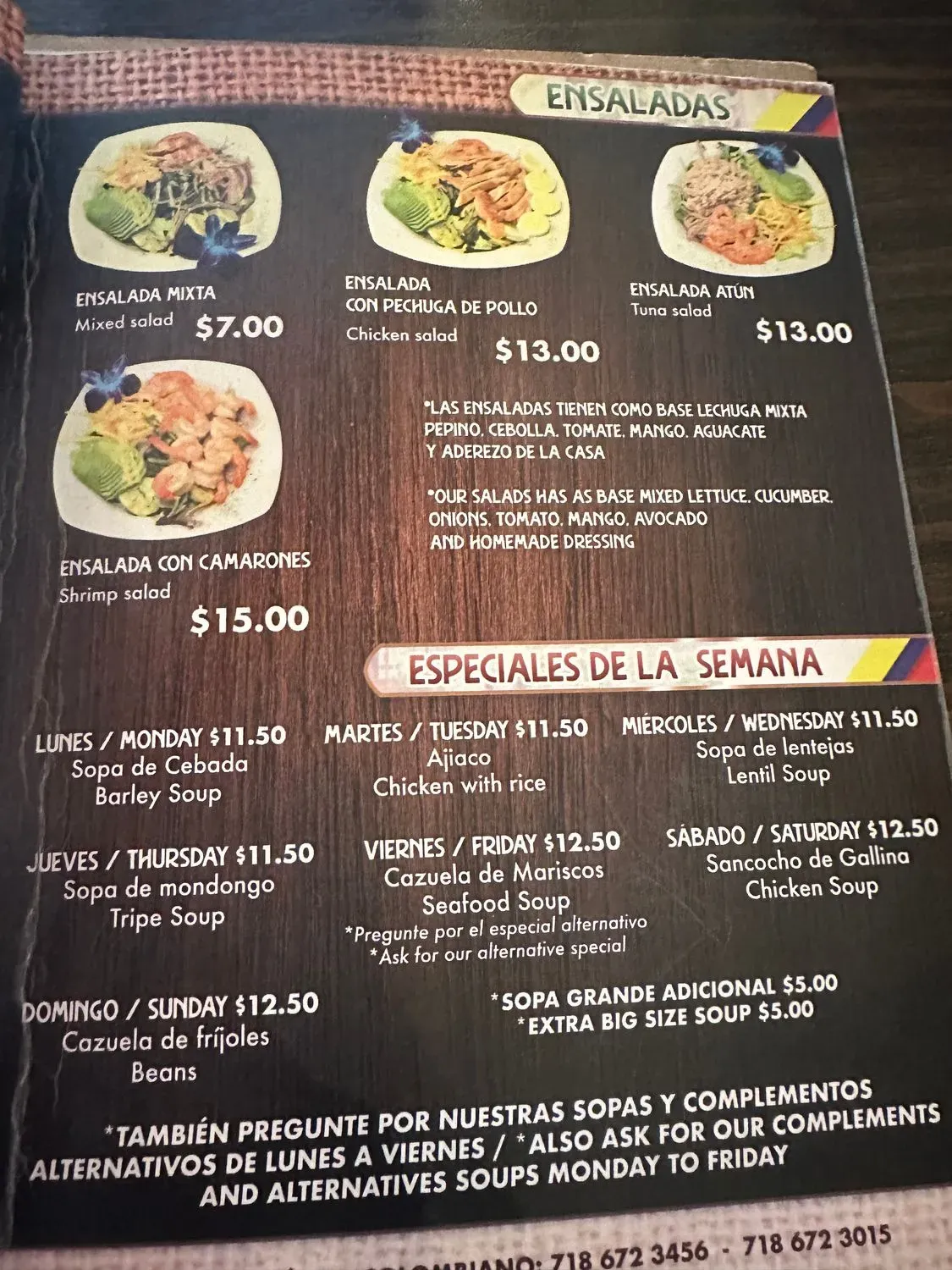 Menu 3