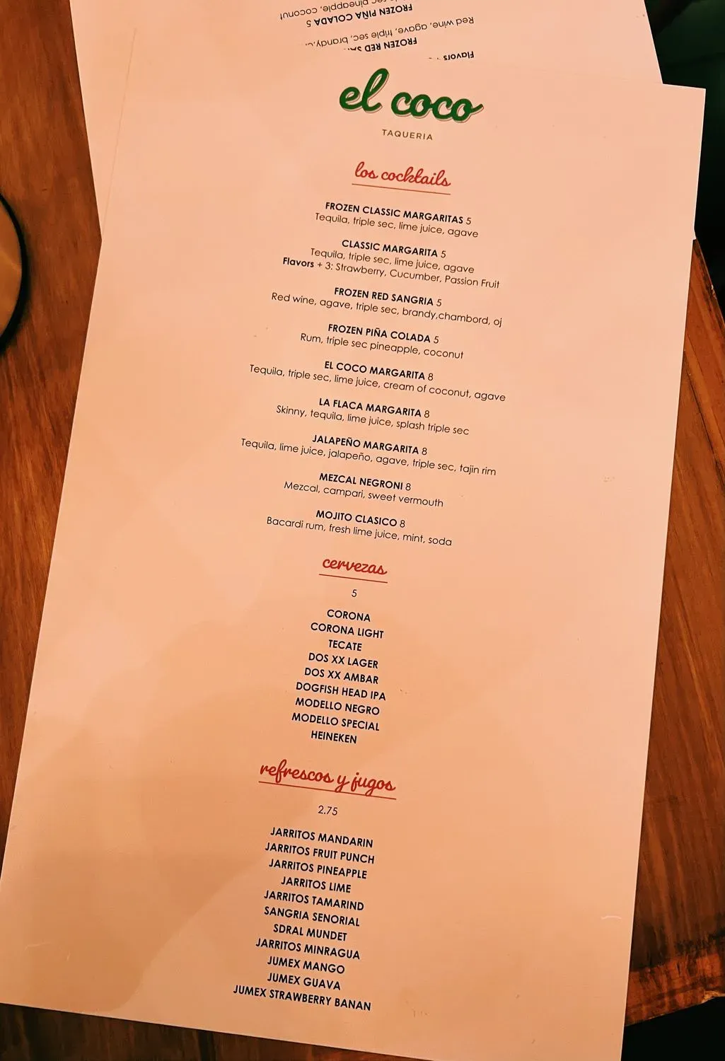 Menu 6