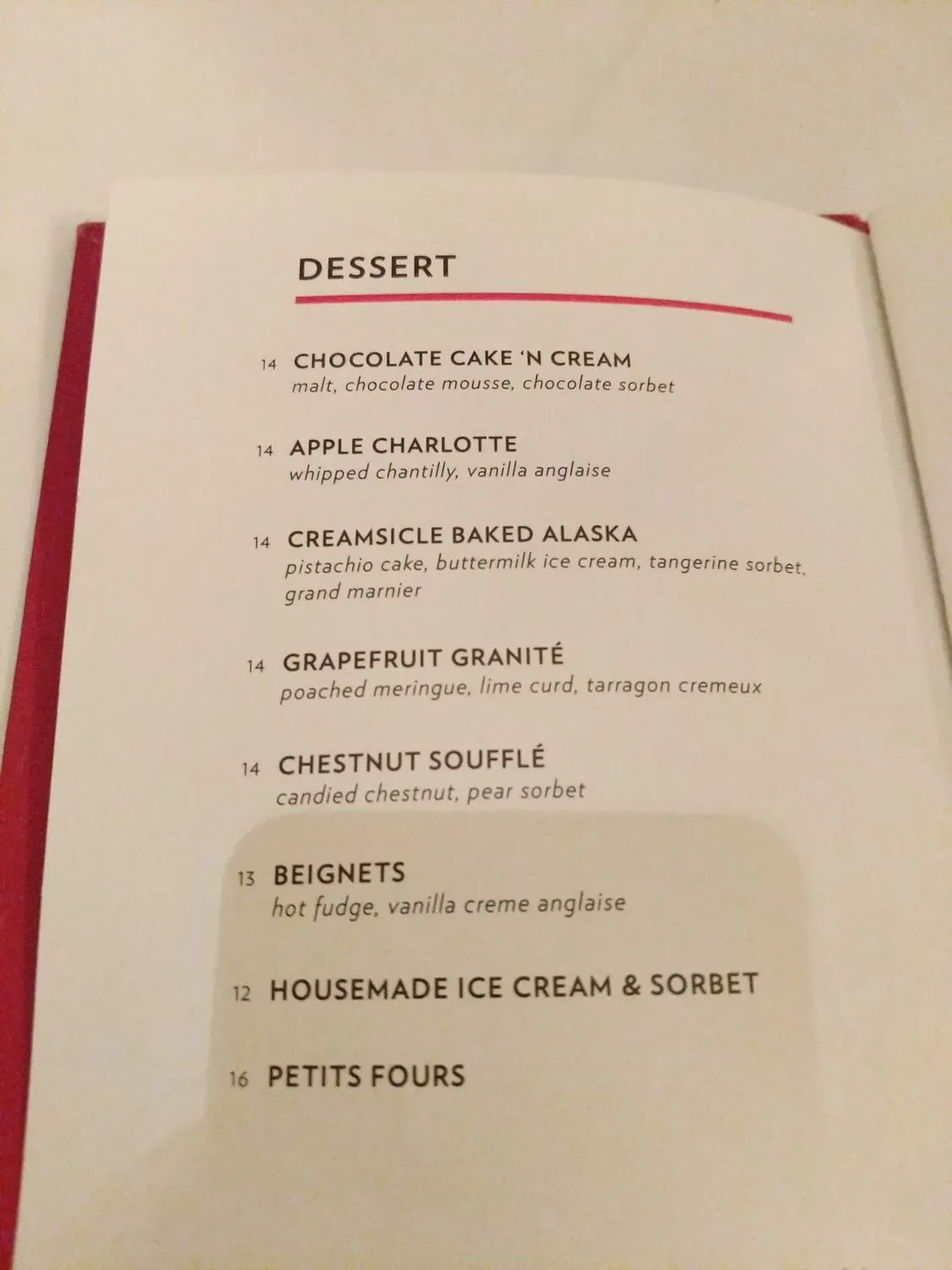 Menu 2