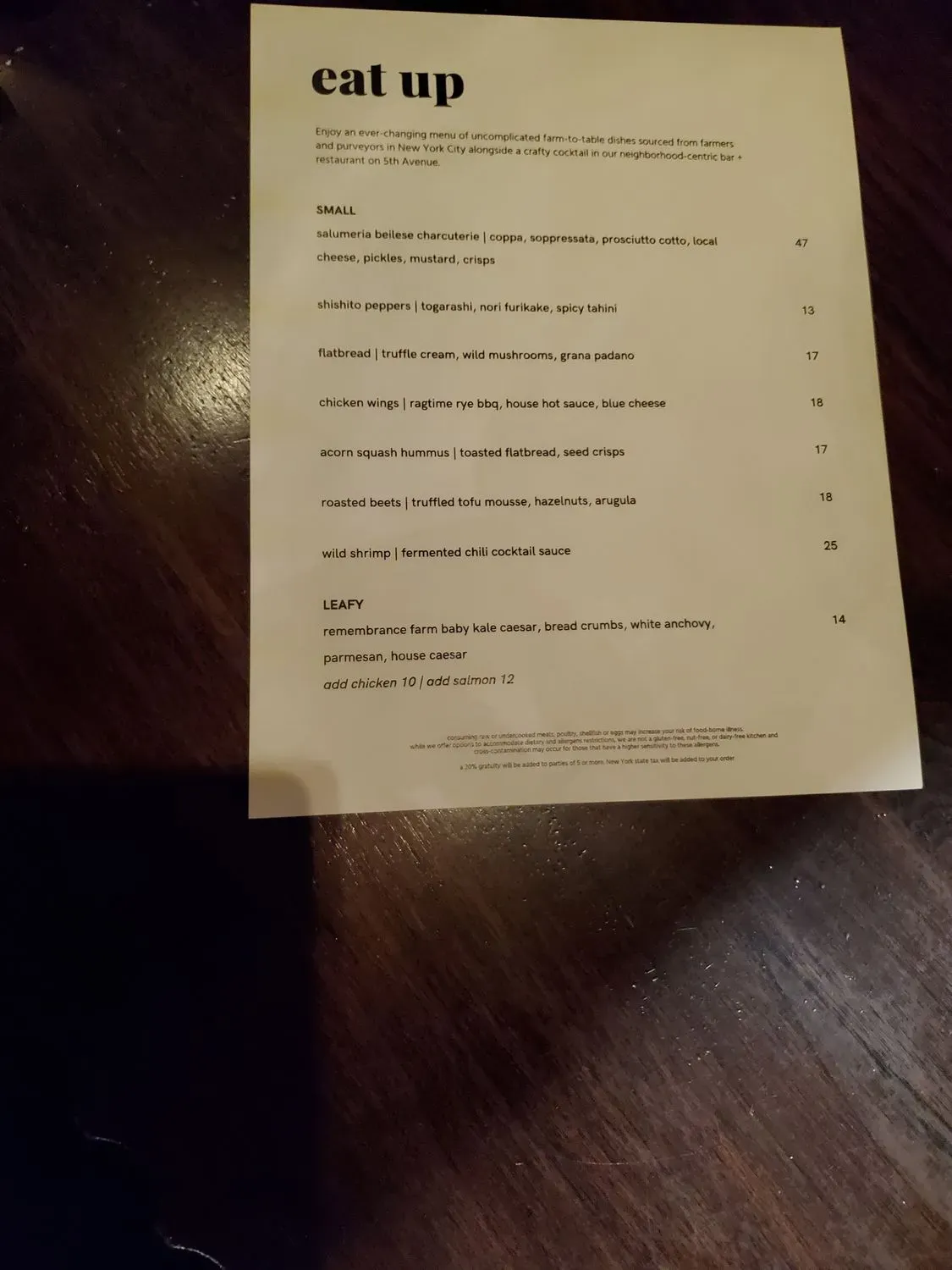 Menu 4