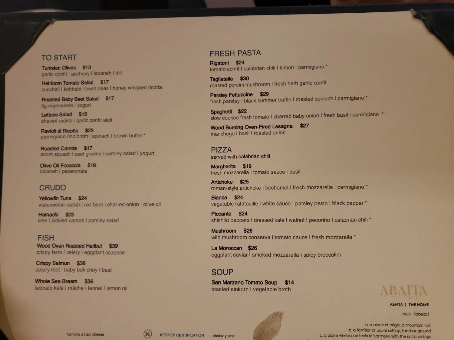 Menu 3