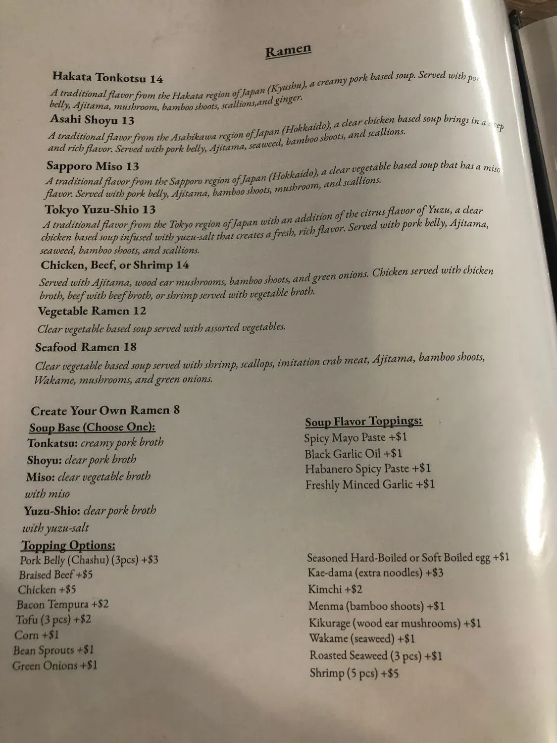 Menu 6