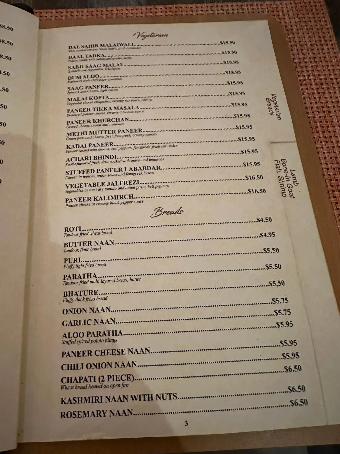 Menu 4