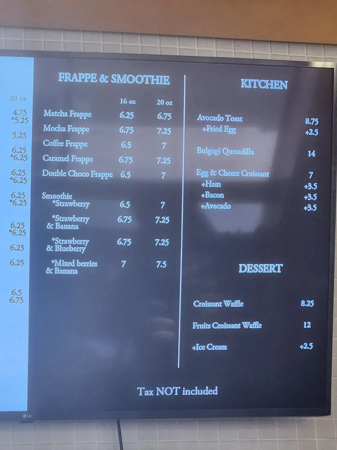 Menu 5