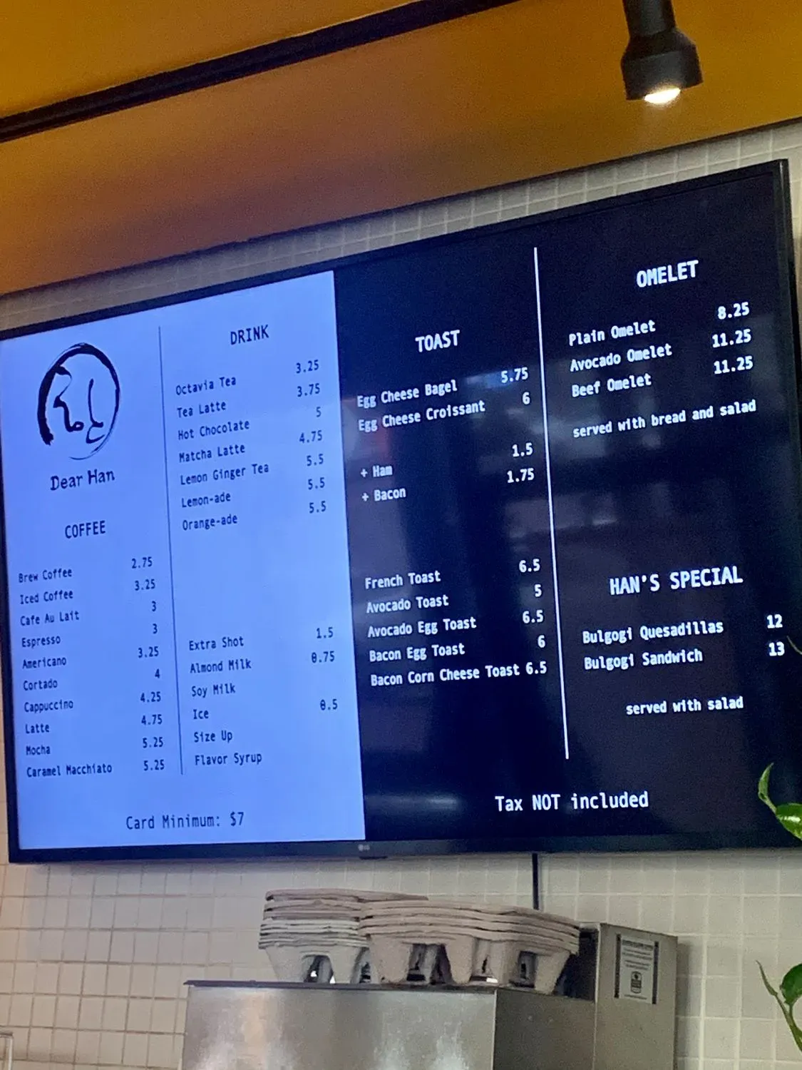 Menu 3