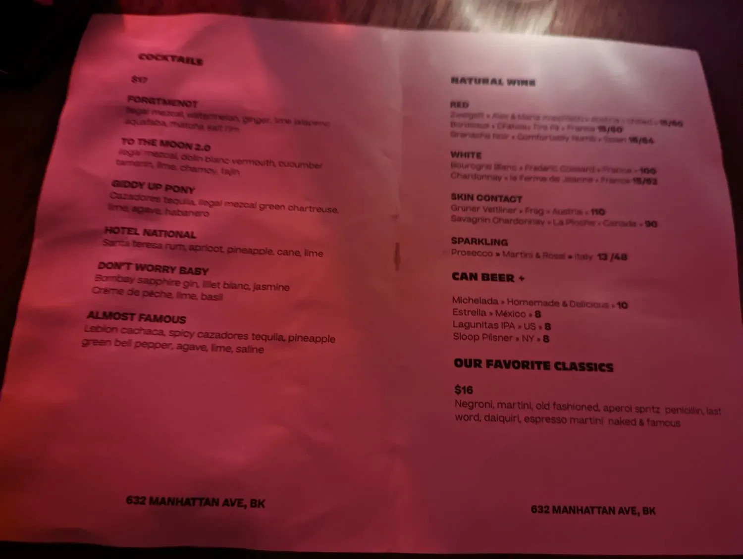 Menu 6